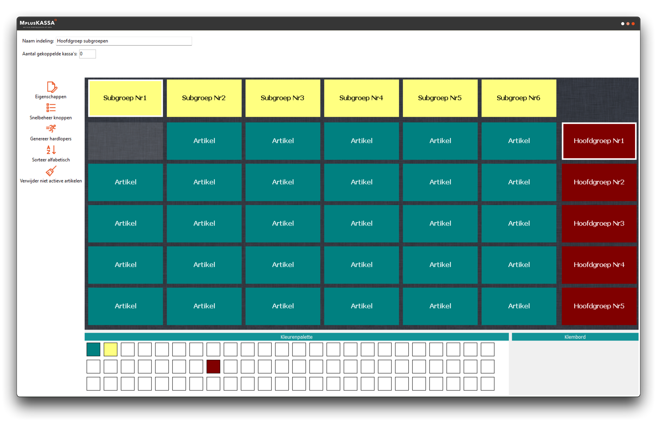 Snelknoppen aanpassen